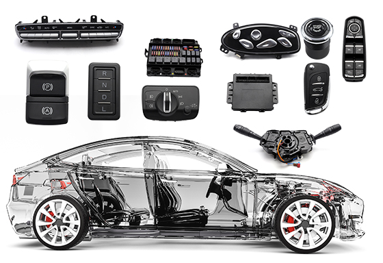 \'Soluciones personalizadas de módulos de control e interruptores automotrices