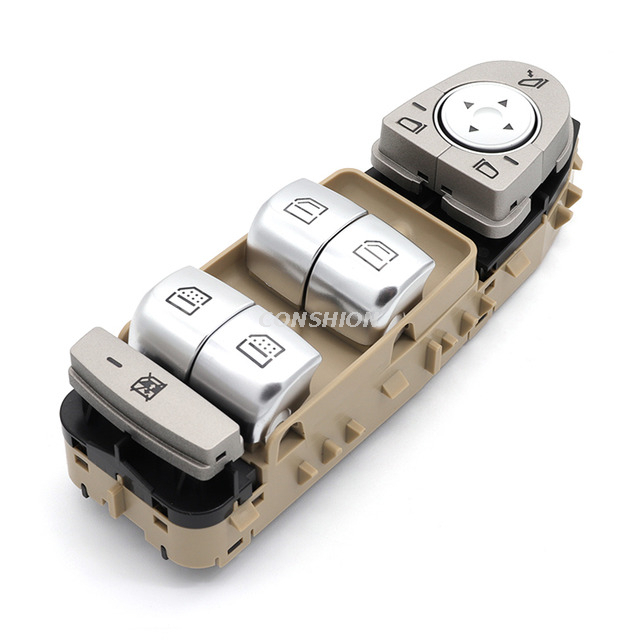 2229052004 Interruptor de ventana beige - para la clase S Benz
